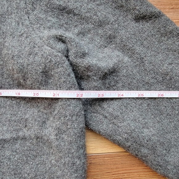 Polo Ralph Lauren Sweater Men Size XL Gray Lambs Wool Quarter Zip Knit - Picture 5 of 8